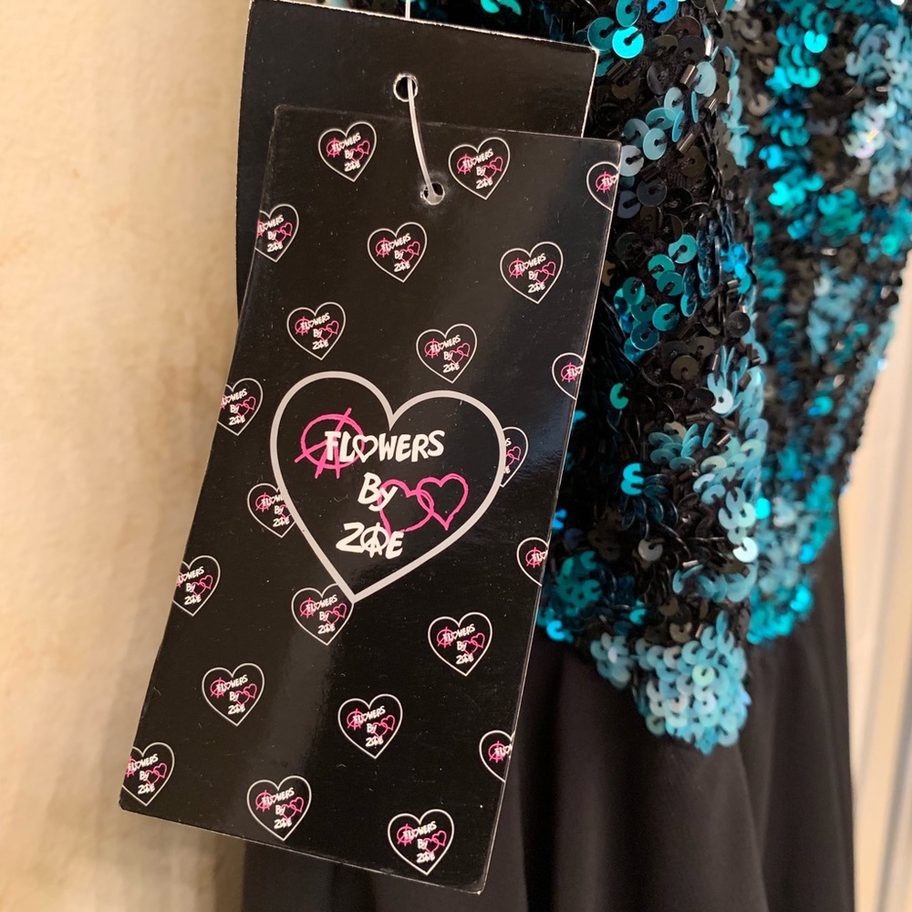 Flowers By Zoe Sequin Glitzy Dress